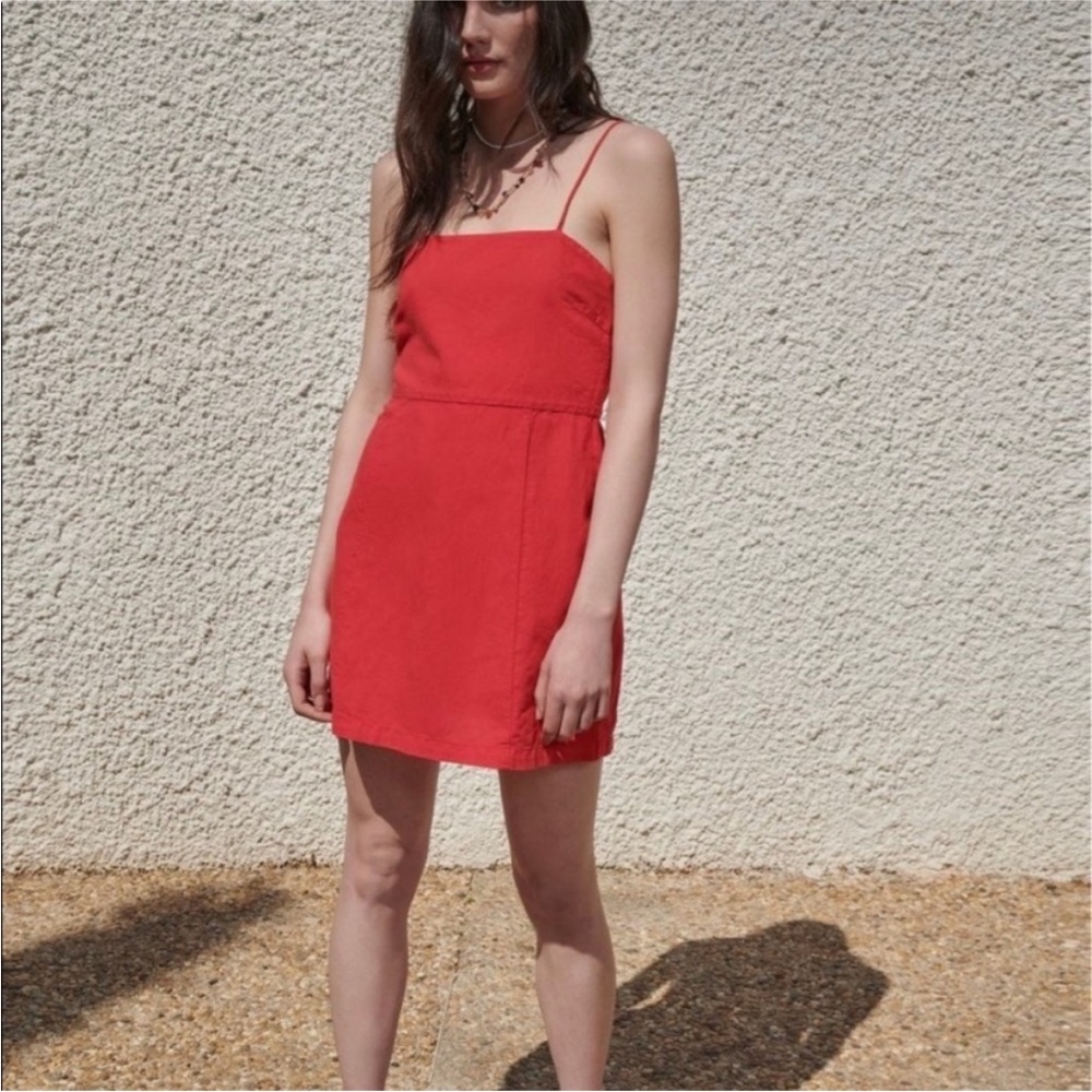 NEW Zara linen and cotton dress